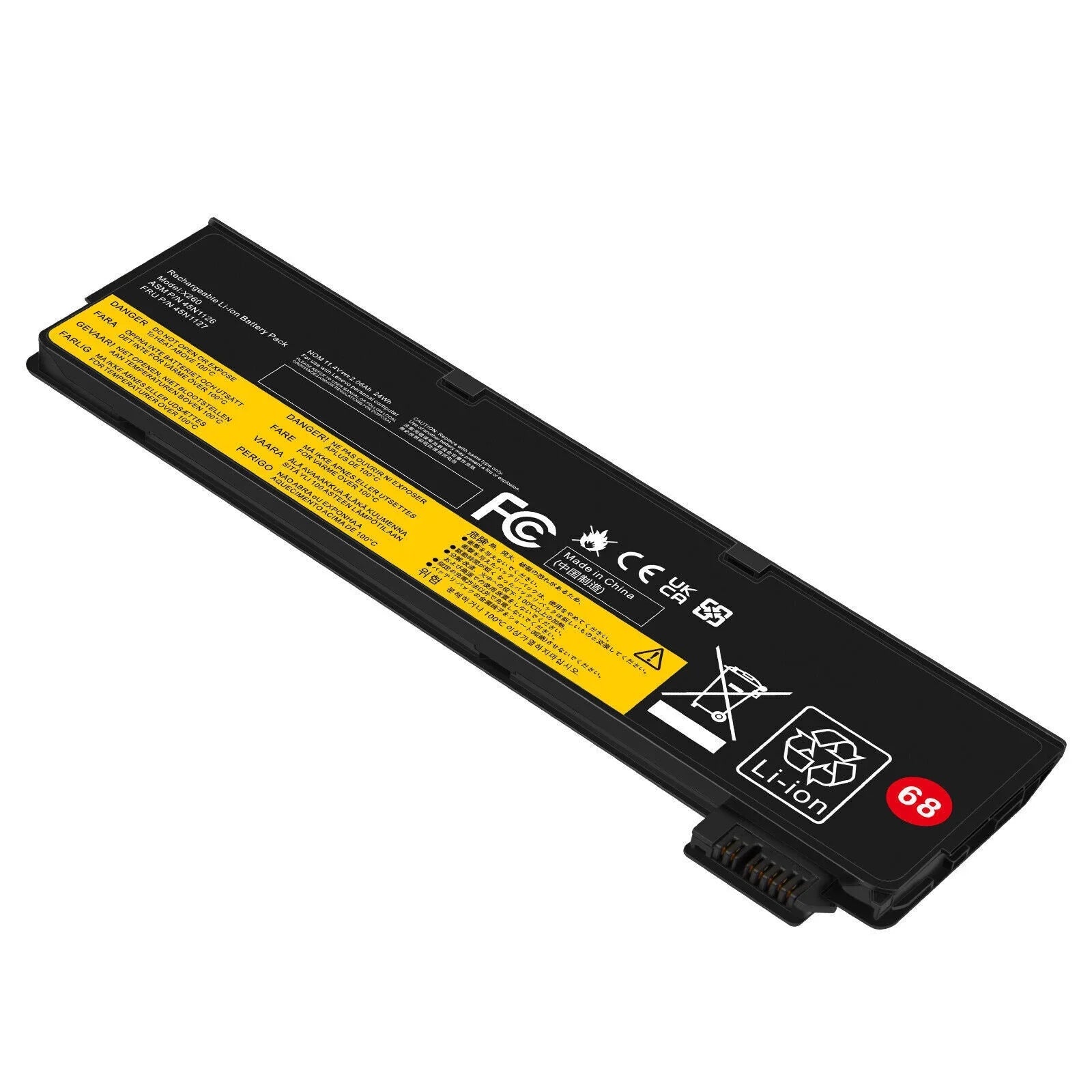 Battery for  ThinkPad X240 X240S X250 X260 X270 T440 T440S T450 T450S 68