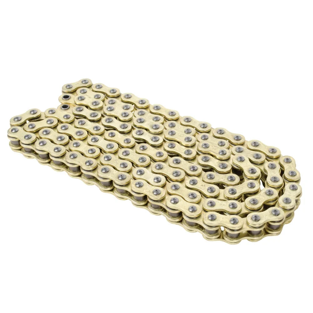 Primary Drive Gold Plated ORH X-Ring Chain 520 X 112 Professional Motorbike Chain with Master Link for Yamaha MT-03 2020-2022 | Powersport Spares, Dirt Bike Parts