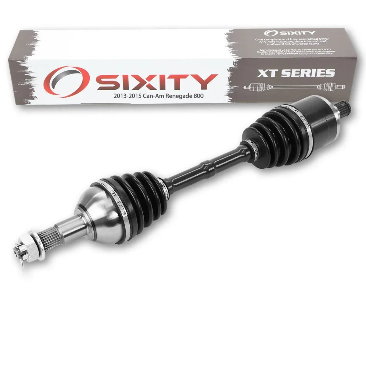 Sixity XT Rear Left Axle appropriate with Can-Am Renegade 800 2013-2015 - EFI STD XXC 4X4