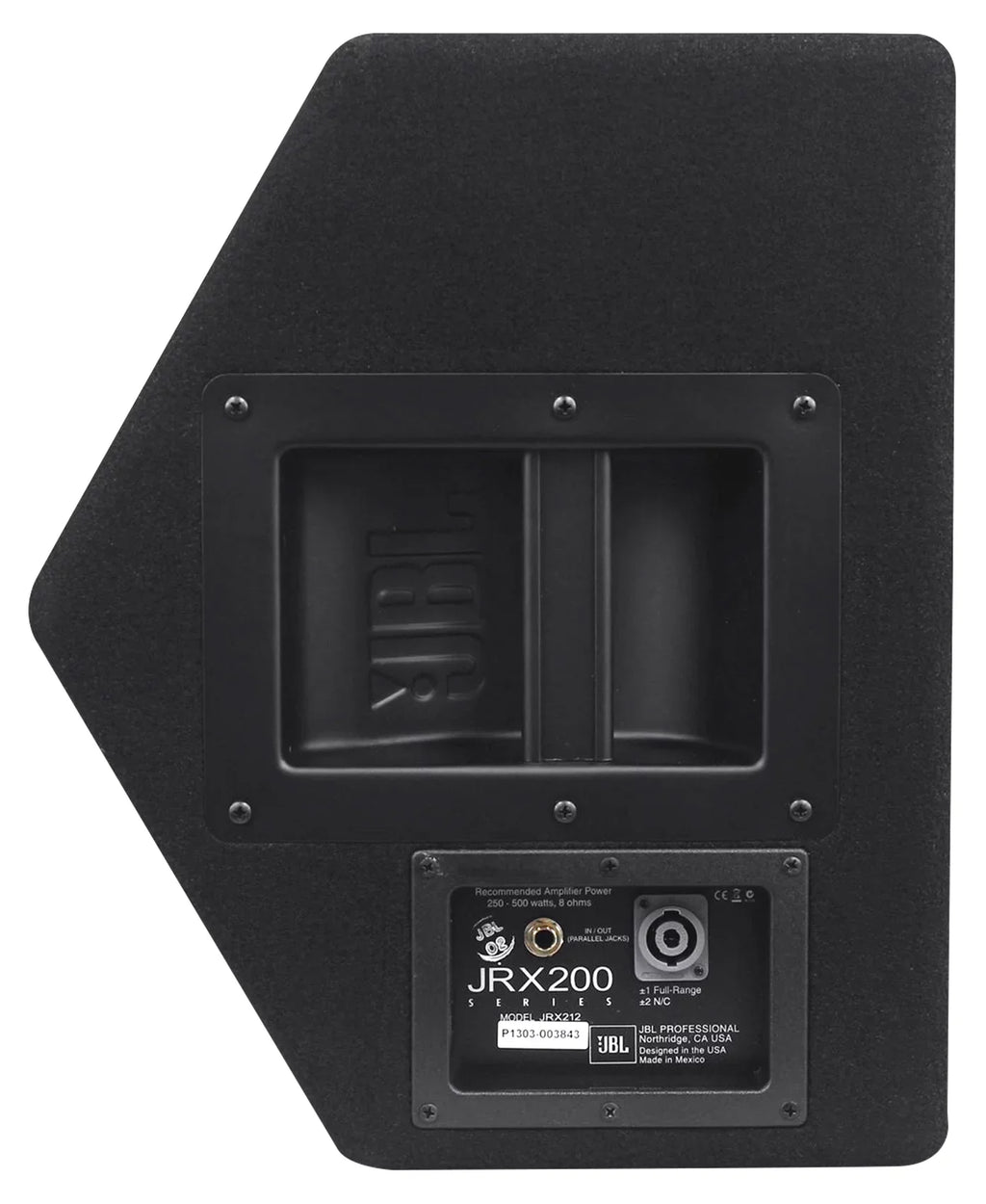 JBL JRX212 1,000 Watt 12" 2-Way DJ P/A Speaker Floor Wedge Monitor + Hand Truck