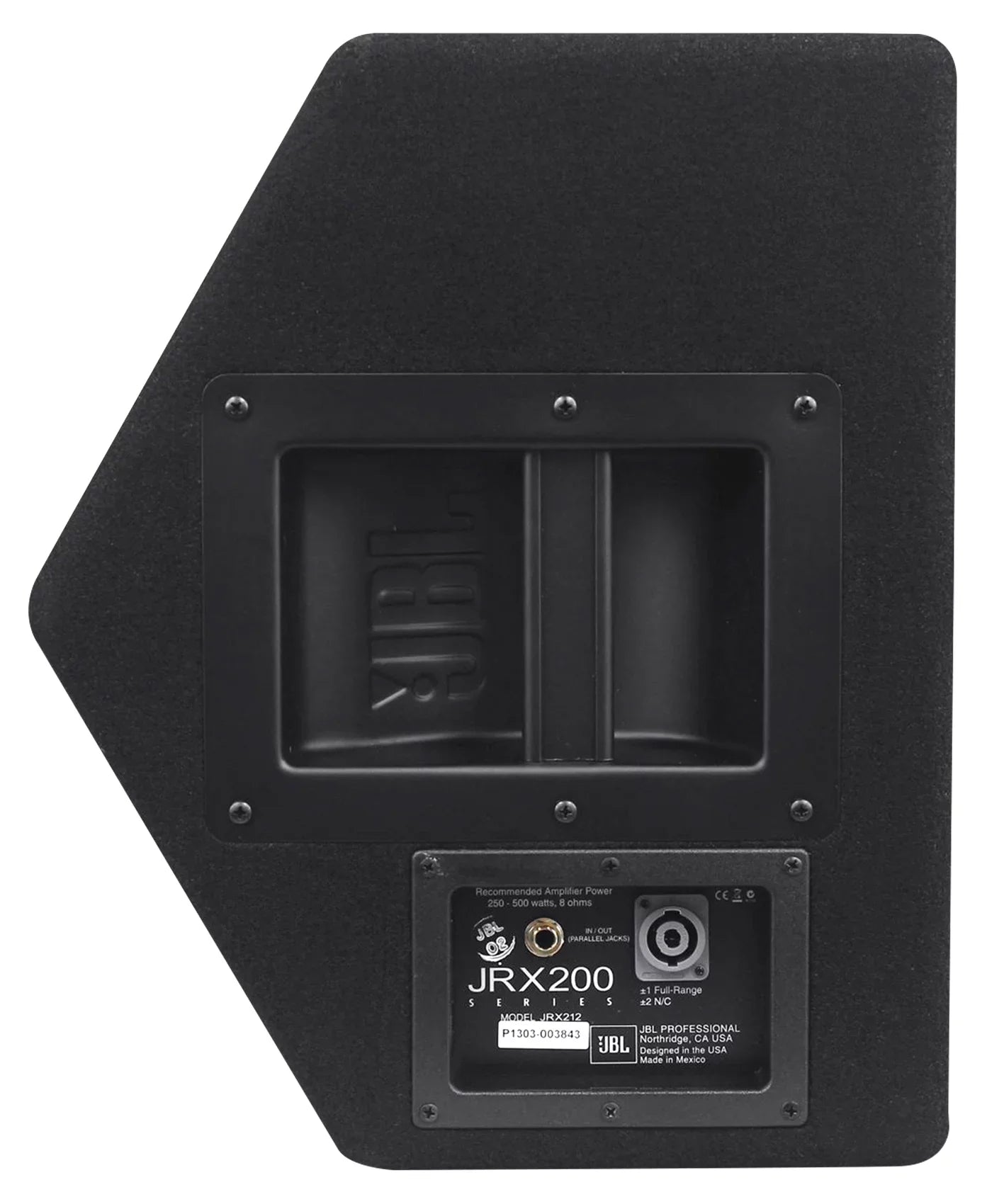 JBL JRX212 1,000 Watt 12" 2-Way DJ P/A Speaker Floor Wedge Monitor + Hand Truck