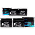 4-Pack UpStart Battery Replacement for 2008 Yamaha SR400 400CC Factory Activated, Maintenance Free, Motorcycle Battery - 12V, 2.3Ah, UB-YT4B-BS