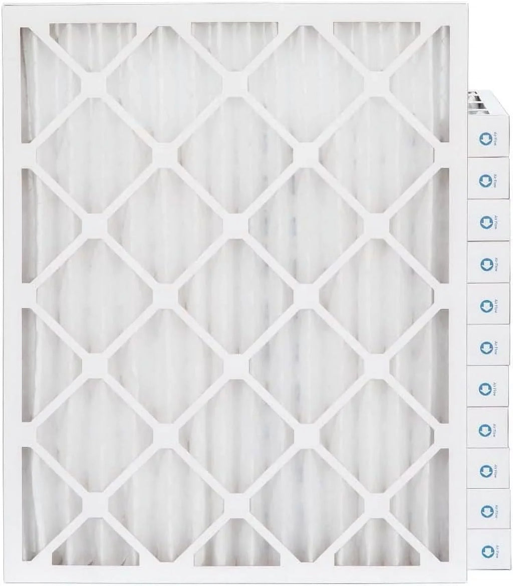 Ext Size: 15-1/2 X 19-1/2 X 1-3/4, White. Case Of 12. 16X20x2 MERV 8 Pleated HV Furne 2'' Air Filters By Pamlico