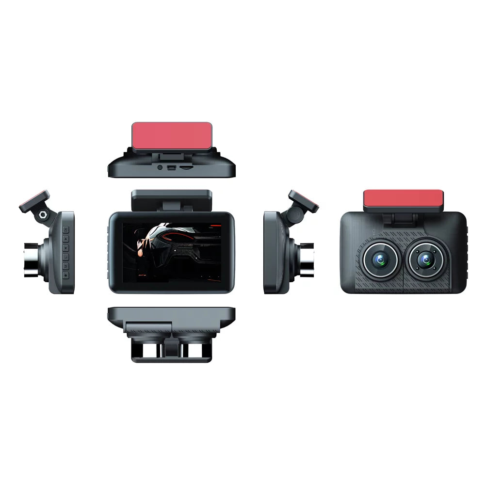 Dazzduo Dash Cam,Camera Auto Safety Mirror Car Video Cam Wide Car Camera 4in Clear Car Clear Car Rearview Car Video Wide Rearview Mirror Car Video Wide Car Car Camera Auto 3 Cam 4in Car Video