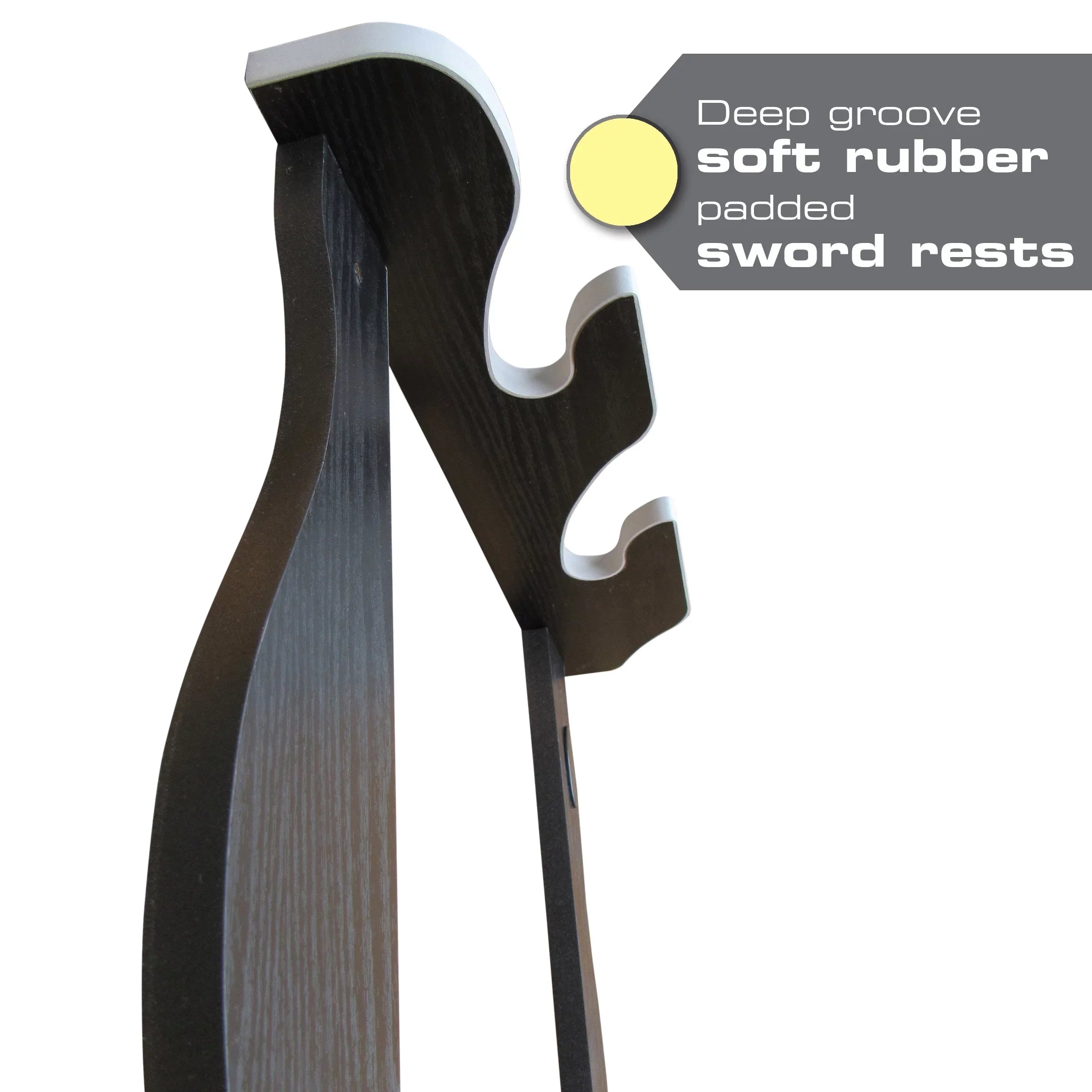 Rush Creek Creations Martial Arts Samurai Katana 2 Sword Rack Wall Mount - Convenient Assembly