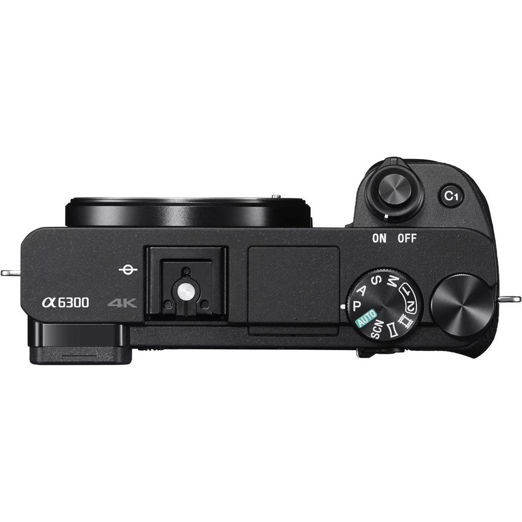 Alpha a6300 Mirrorless Camera Black ILCE6300/B +Soft Bag, Zhiyun-Tech WEEBI