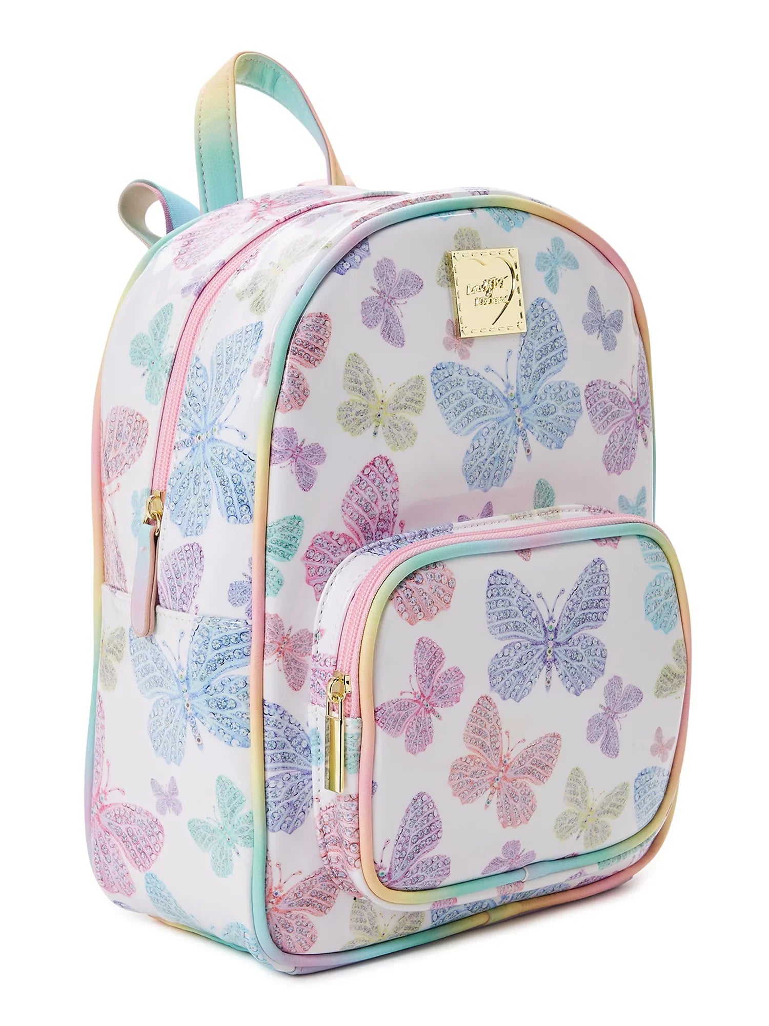 Luv Betsey by Betsey Johnson Women’s Wendy Patent Printed Backpack