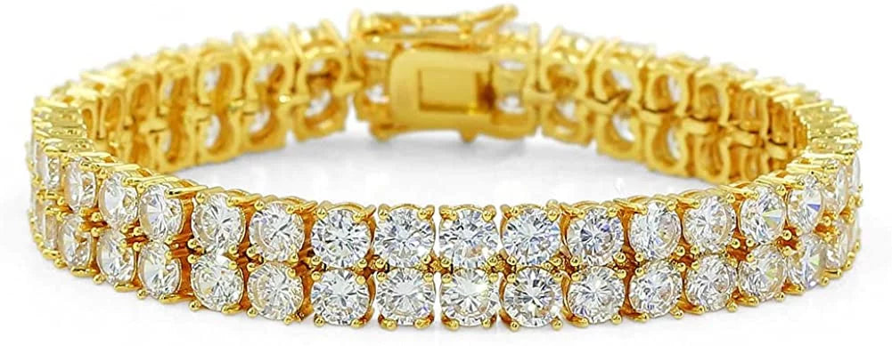 Bling'ed Out King and Queen Hip Hop Watch Set Perfect for Power Couples to Flaunt On and Off The Dance Floor