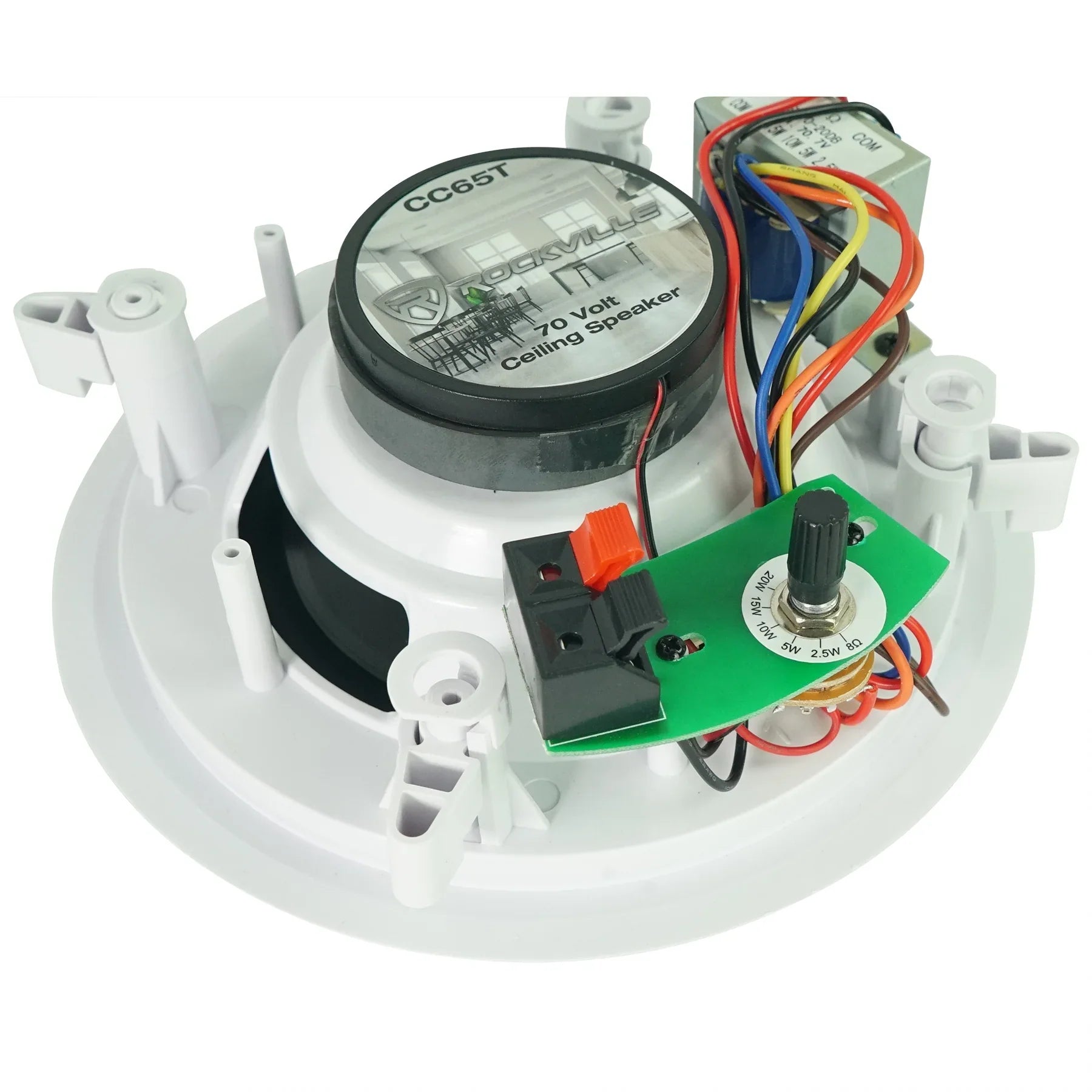 6-Zone Amp+6) 3.5" White Cube+2) JBL Pendant and Ceiling Speakers for Restaurant/Bar