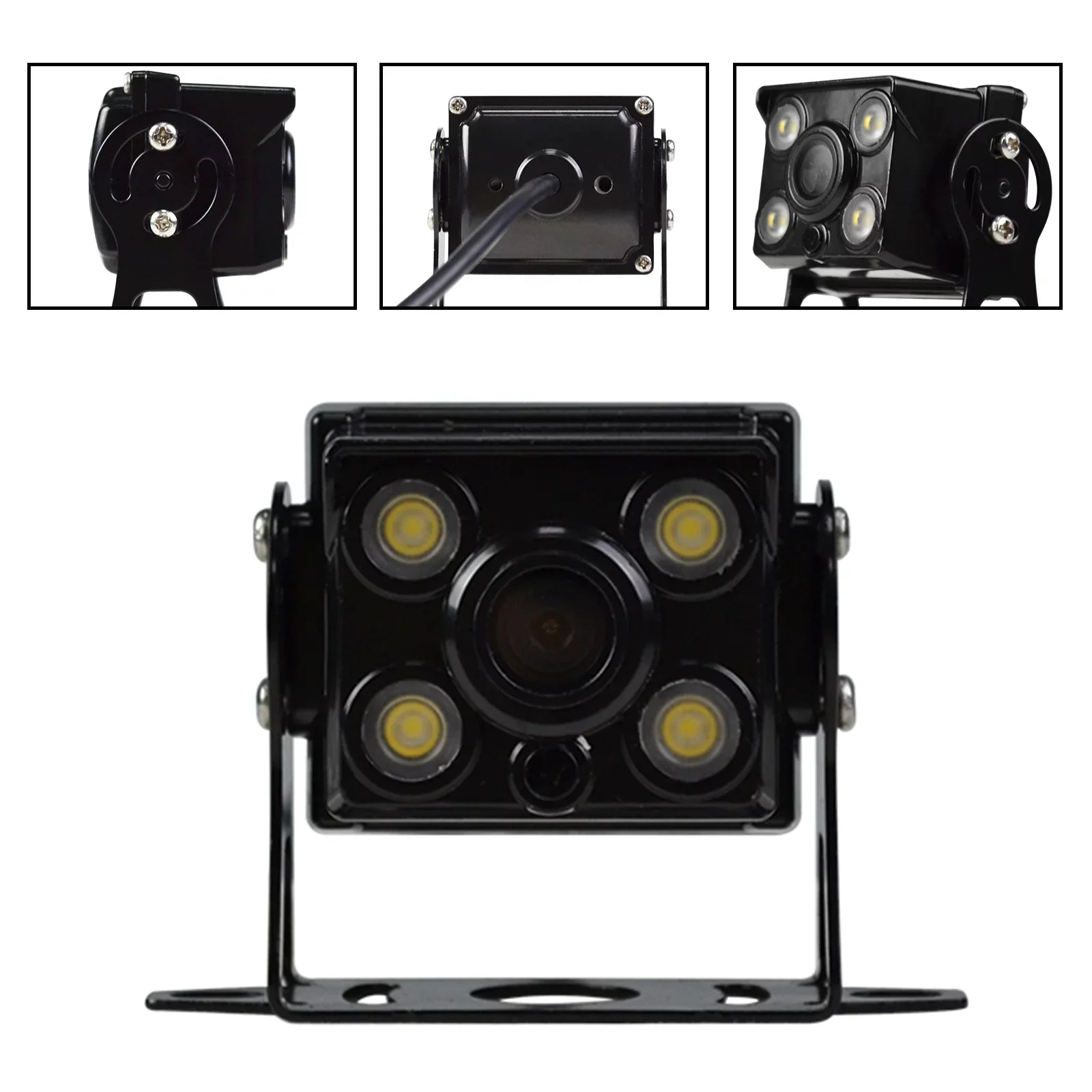 Waterproof 4 LED IR Night View Rear View Reverse Backup Camera For Bus Truck RV