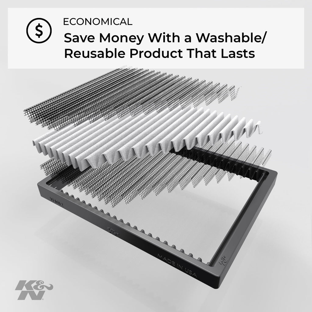 K&N VF1010 Cabin Air Filters
