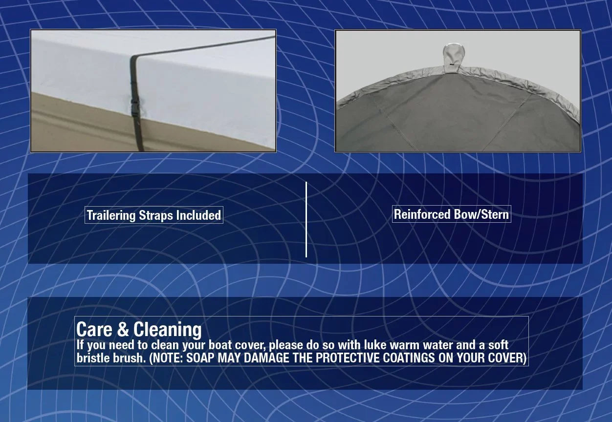 Goodsmann Jon ship Covers Silvery Gray moisture immune Trailerable 9921-0152-21( A, 12' L, 56"W )