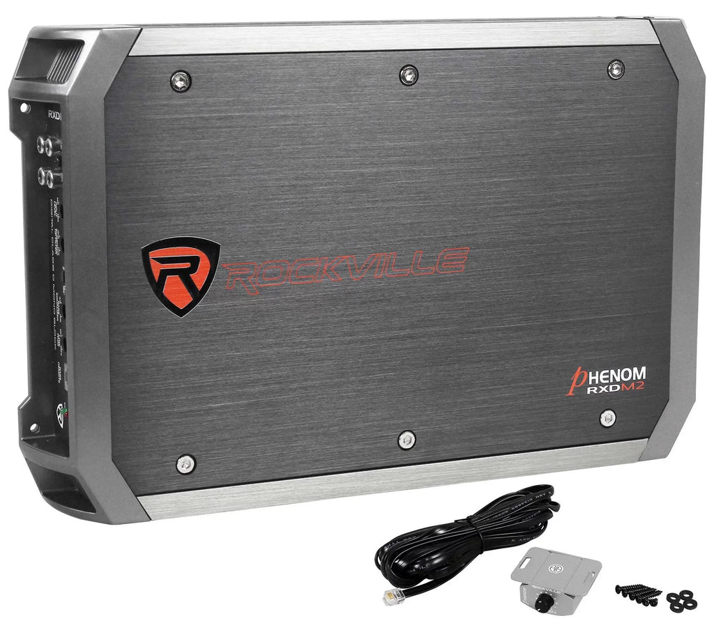 2) Polk Audio MM1042DVC 10” 2400w Subwoofers+Vented Sub Box+Mono Amplifier+Wires