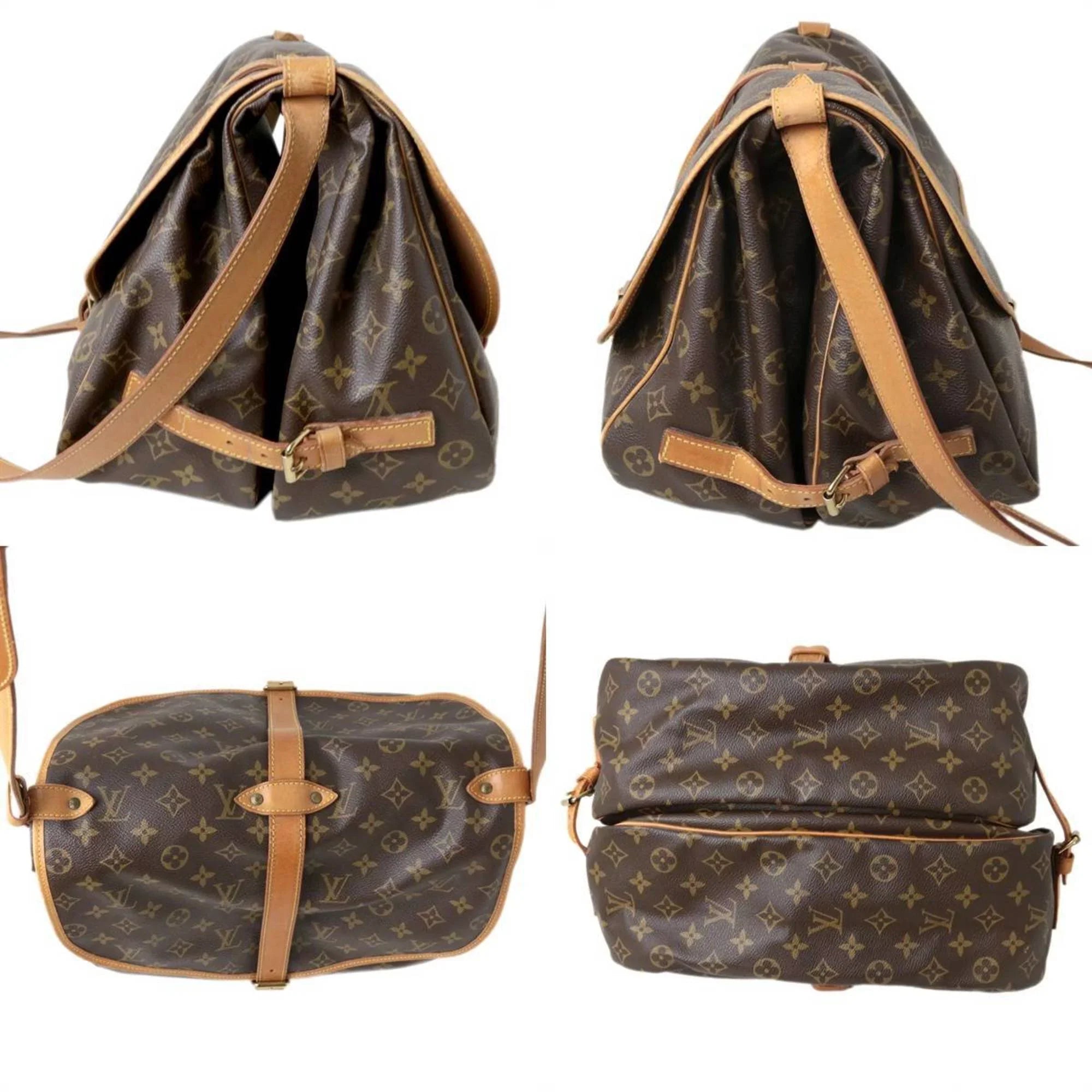 Pre-Owned LOUIS VUITTON Louis Vuitton Saumur 35 shoulder bag monogram M42254 (Good)