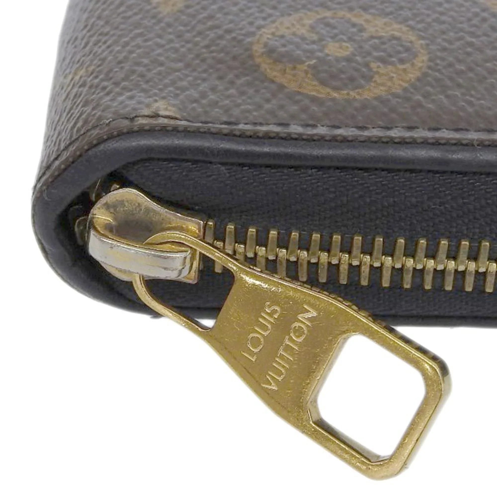Pre-Owned Louis Vuitton LOUIS VUITTON Monogram Zippy Retiro Round Long Wallet Noir M61855 (Good)