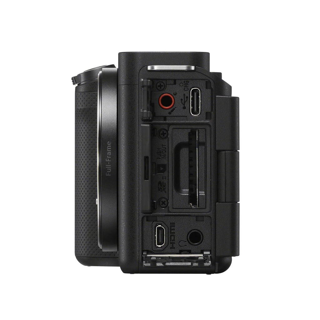 Alpha ZV-E1 Mirrorless Camera with 50mm Lens, Grip, and Mic (Black) Kit