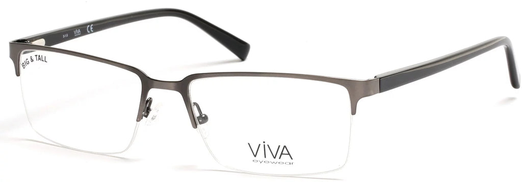 Viva Men's VV4025 Glasses- Gray 009 Matte Gun Metal Size