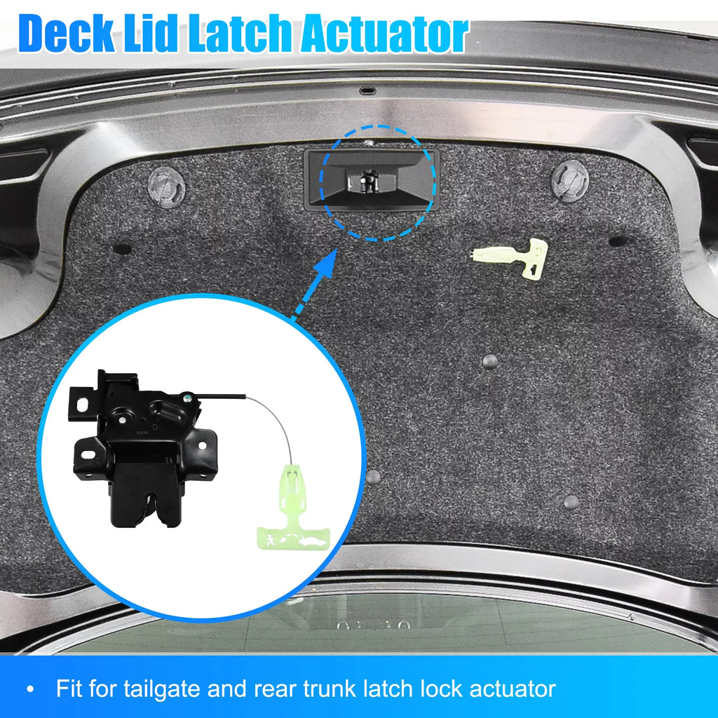 Unique Bargains Trunk Latch Lock Actuator DR3Z-5443200-A for  for Mustang Coupe 2010-2014 Rear Deck Lid Latch Motor