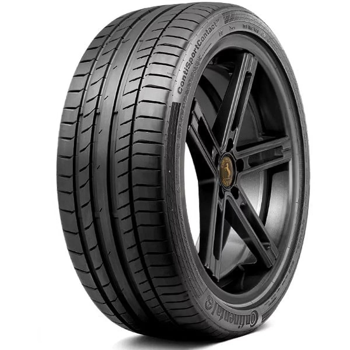 Continental ContiSportContact 5 Summer 285/40R21 109Y XL Passenger Tire Fits: 2017-23 Audi Q7 Technik, 2021 Porsche Cayenne GTS Coupe