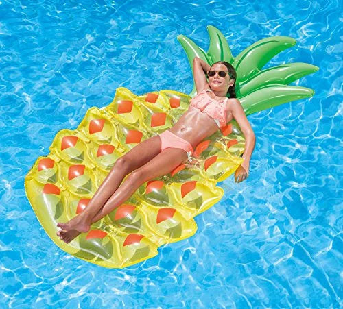 Summer Palms Pineapple Lounge Pool Float, 94 x 48.5 Inch (Pack of 1)