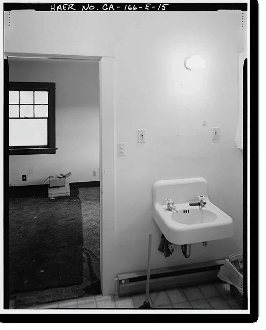 Historic Framed Print, Rush Creek Hydroelectric System, Clubhouse Cottage, Rush Creek, June Lake vicinity, Mono County, CA - 15, 17-7/8" x 21-7/8"