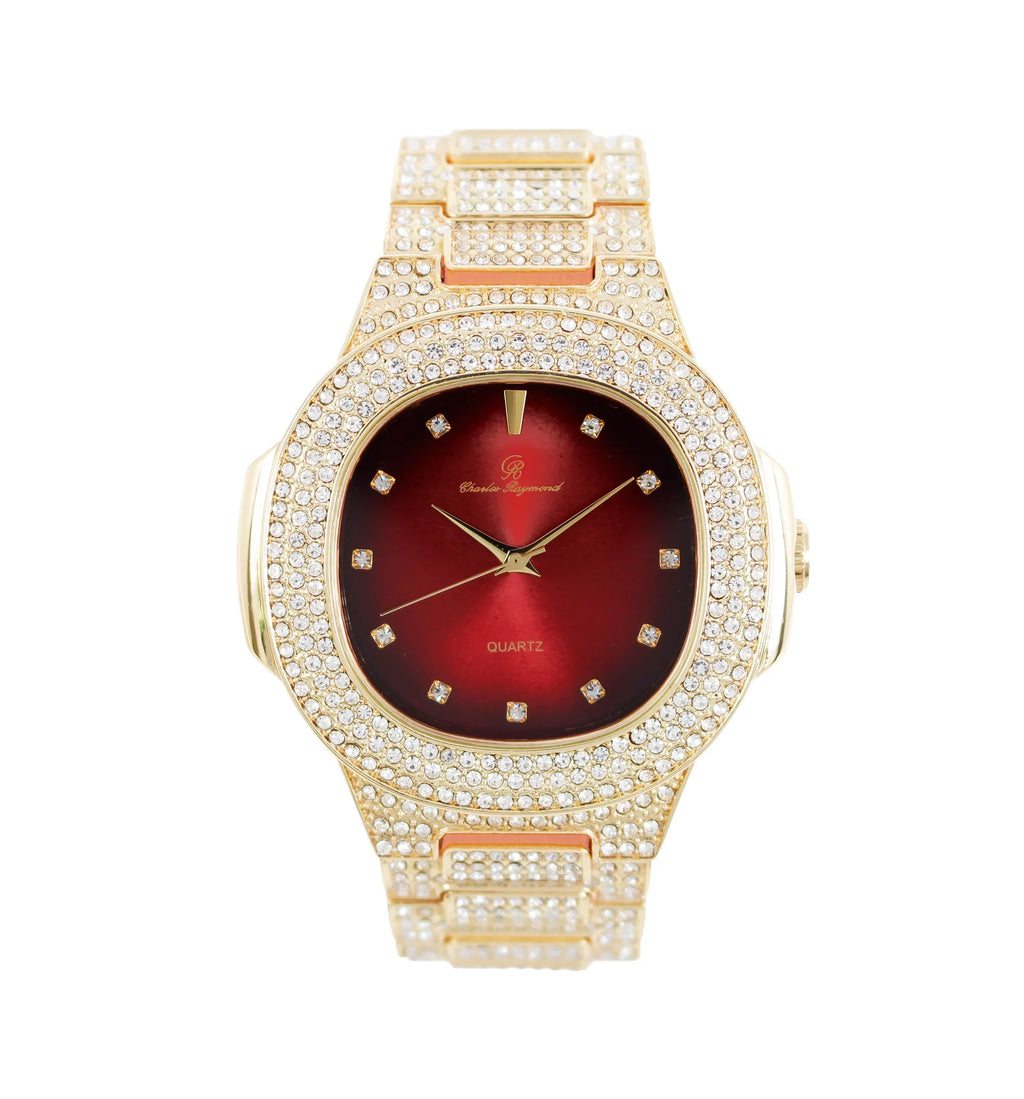 Bling'ed Out King and Queen Hip Hop Watch Set Perfect for Power Couples to Flaunt On and Off The Dance Floor