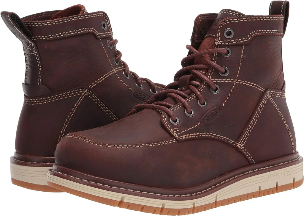KEEN Utility Women's San Jose 6 Alloy Toe Wedge Work Boots 5 Gingerbread